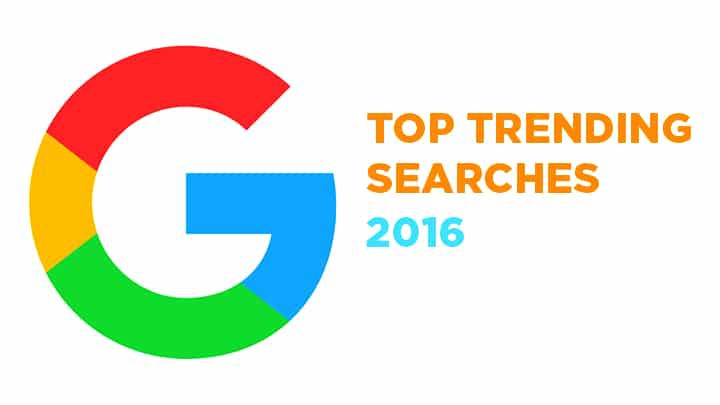 A Glimpse to the Top Searches of Google in 2016