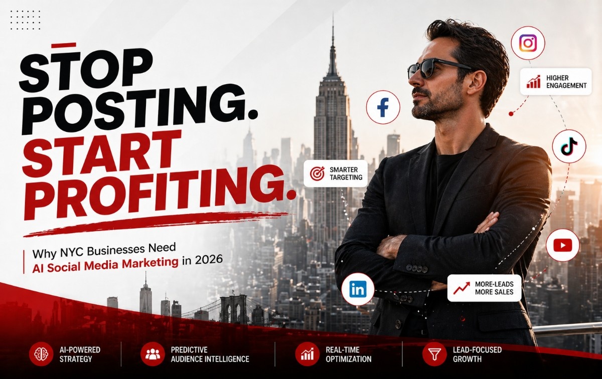 Why NYC Businesses Need AI Social Media Marketing in 2026 More Than Traditional Social Media Management