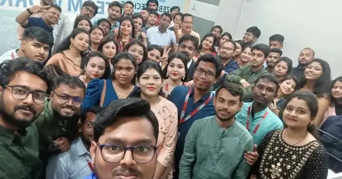 Zebra Techies Solution team at the office